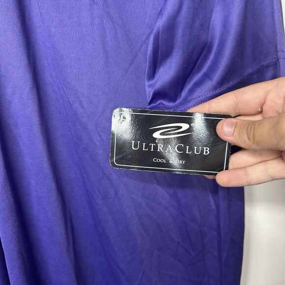 Ultra Club Penn State Polo Shirt Men’s Size Medium Light Purple Collared NWT - Picture 5 of 9